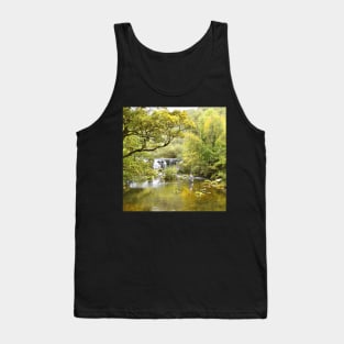 Fly Fishing in the River Wye Tank Top